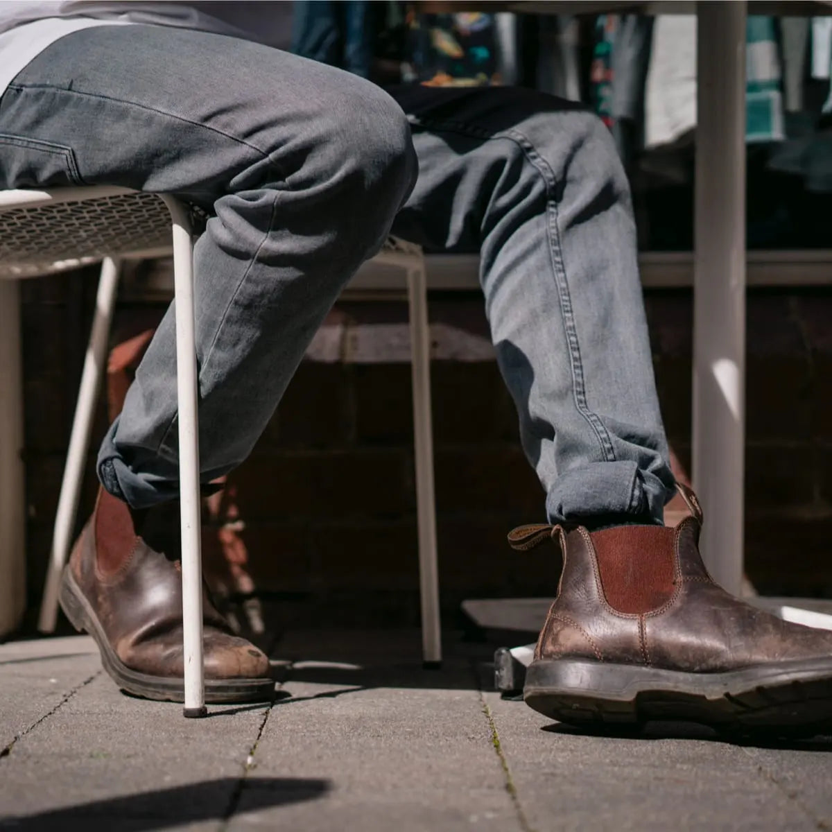 BLUNDSTONE Chelsea Boots Walnut Brown 550